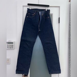 Levi's Dark Indigo Straight Jeans
